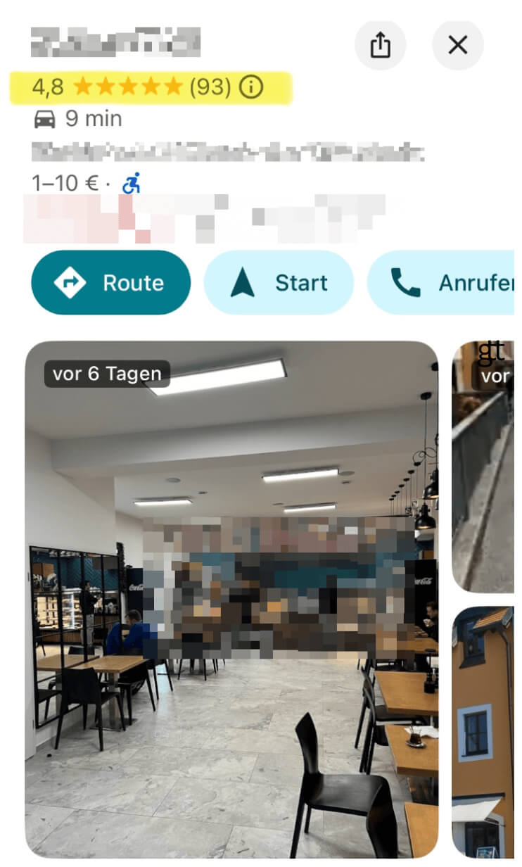 Dönerladen nachher